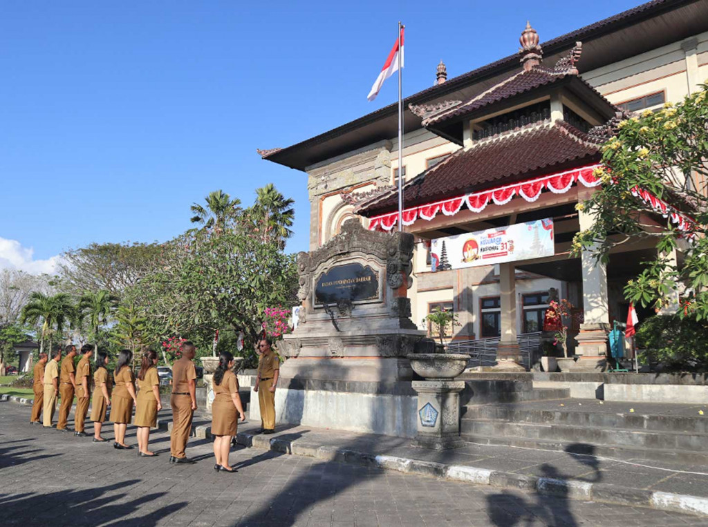 Pelaksanaan Kegiatan Apel Pagi Bapenda Kabupaten Badung